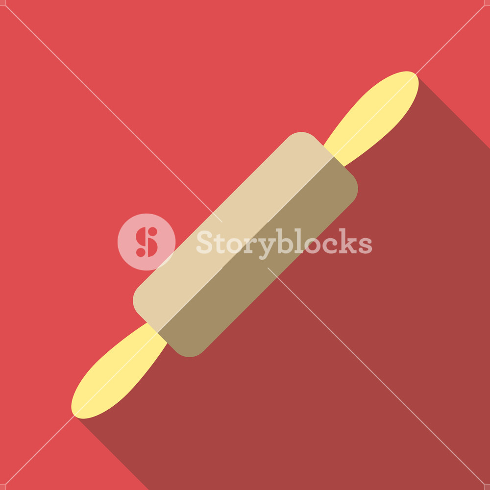 Rolling Pn Flat Illustration Of Rolling Pin Vector Icon 1000x1000 Rolling Pn Flat Illustration Of Rolling Pin Vector Icon