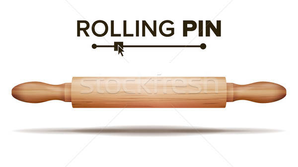 Wooden Rolling Pin Vector Bakery Concept Isolated Illustration 600x337 Wooden Rolling Pin Vector Bakery Concept Isolated Illustration