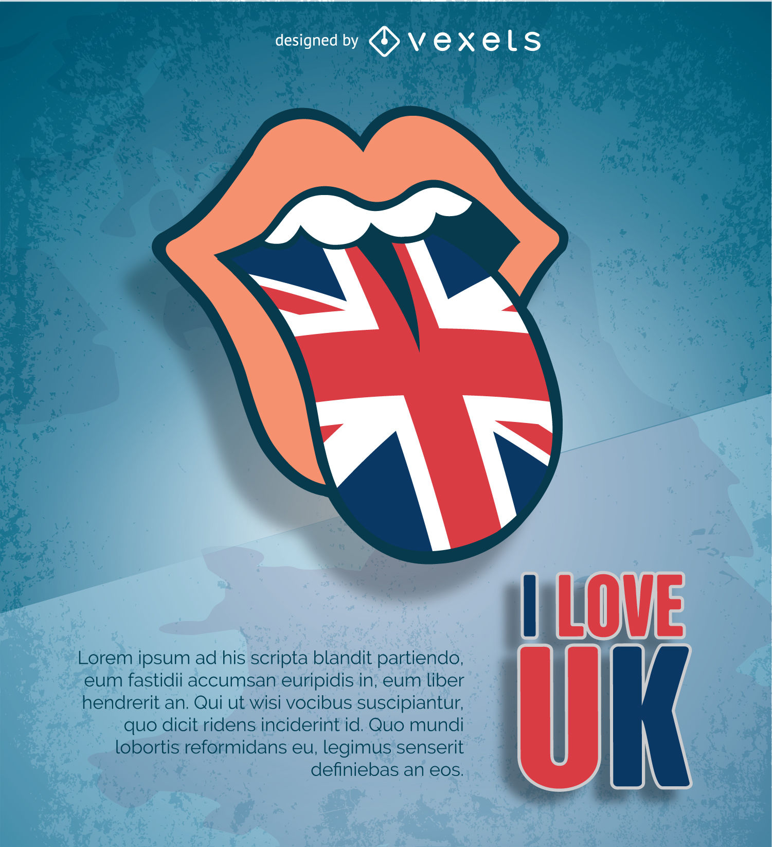 1501x1646 Rolling Stones Tongue With Uk Flag