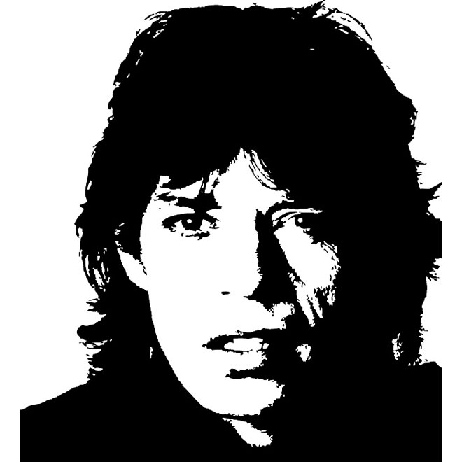 660x660 Singer Mick Jagger Vector Portrait Free Vectors Ui Download
