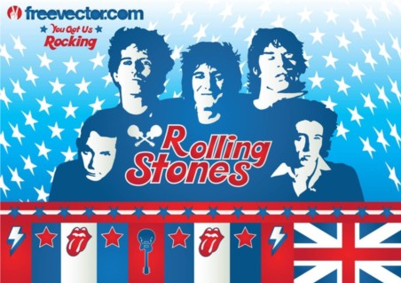 Rolling Stones Vector Free Download 452x319 Rolling Stones Vector Free Download