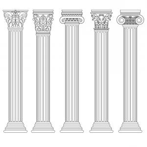 Roman Column Vector
