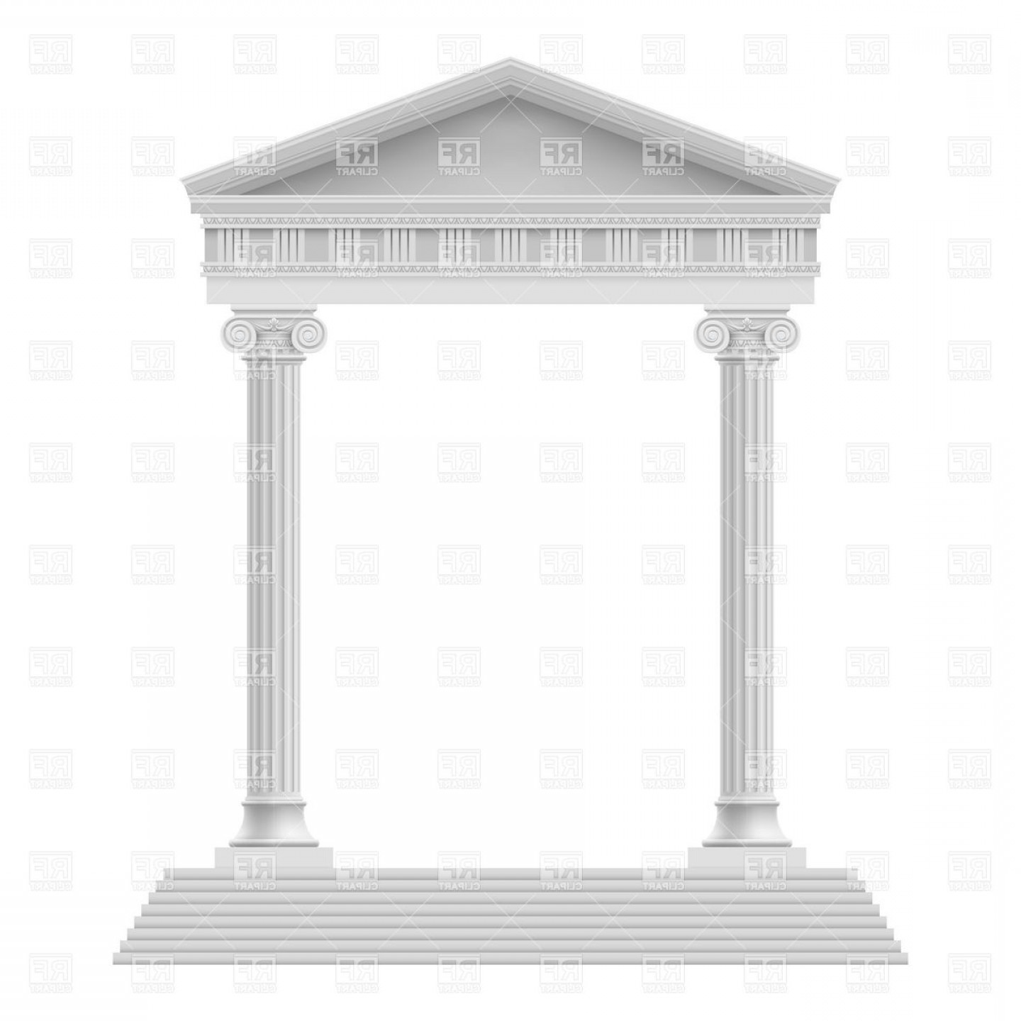 Ancient Roman Temple With Columns Vector Clipart Cqrecords 1440x1440 Ancient Roman Temple With Columns Vector Clipart Cqrecords