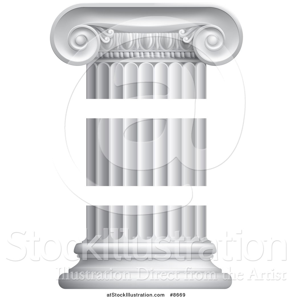 Vector Illustration Of A Greek Or Roman Column Pillar In Three 1024x1044 Vector Illustration Of A Greek Or Roman Column Pillar In Three