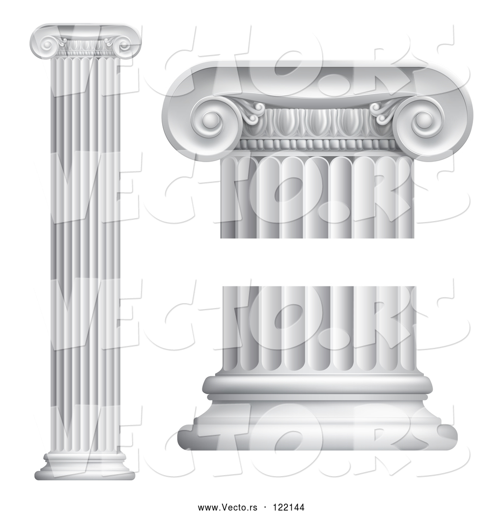 Vector Of Greek Or Roman Columns 1024x1044 Vector Of Greek Or Roman Columns