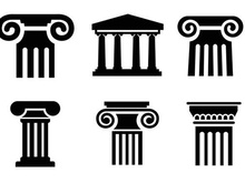 220x165 White Rome Column Vector