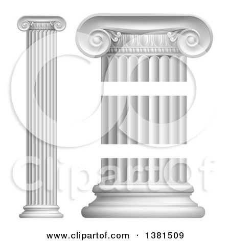 Clipart Of Greek Or Roman Column Pillars 450x470 Clipart Of Greek Or Roman Column Pillars