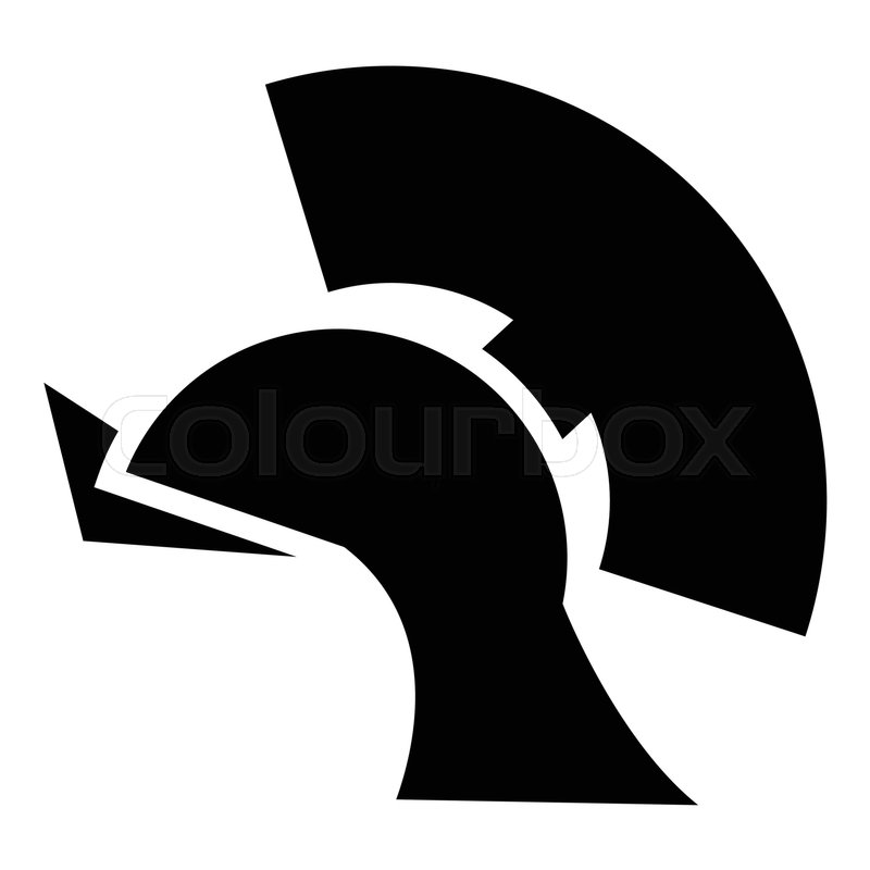 800x800 Antiques Roman Helmet Icon Simple Stock Vector Colourbox