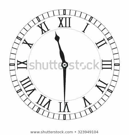 Roman Numeral Clock Vector at Vectorified.com | Collection of Roman ...