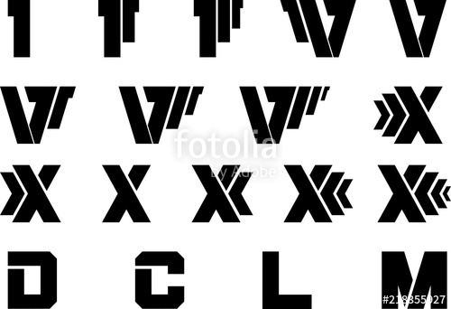 Download Roman Numerals Vector at Vectorified.com | Collection of ...
