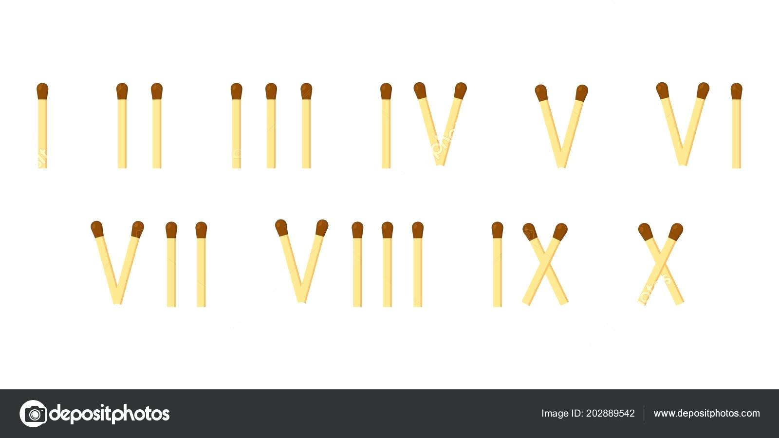 How To Use Roman Numerals Math Vector Illustration Matches Roman 1600x900 How To Use Roman Numerals Math Vector Illustration Matches Roman