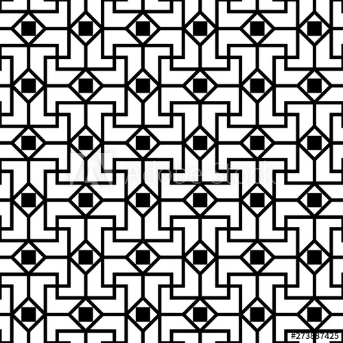Gallo Roman Ornament Black Seamless Pattern On White Background 500x500 Gallo Roman Ornament Black Seamless Pattern On White Background