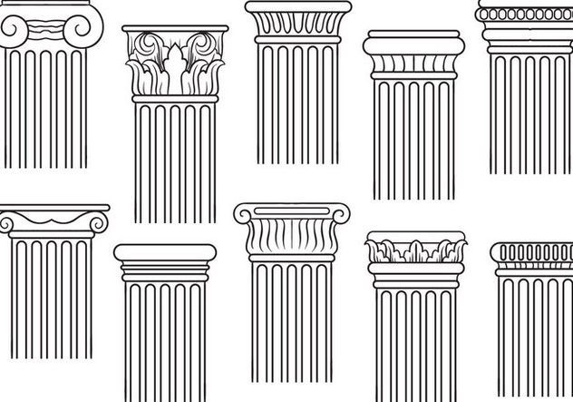 632x443 Free Pillars Vectors Free Vector Download Cannypic