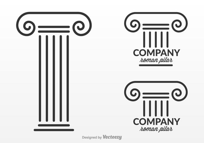 700x490 Free Roman Pillar Logo Design Vector Free Graphics Uihere
