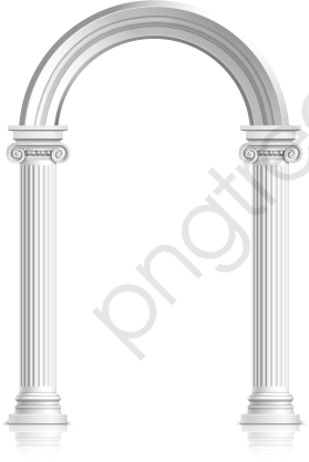 279x417 Roman Pillar Design Vector Material, Roman, Arched Door