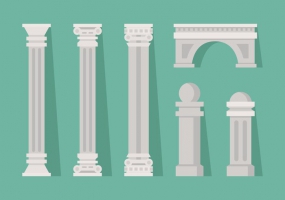 285x200 Roman Pillar Vector Free Vector Graphic Art Free Download