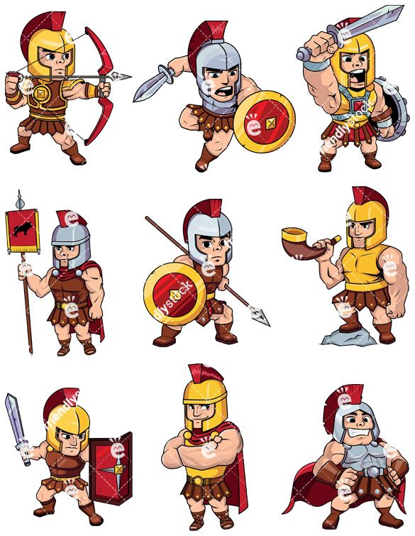 585x755 Roman Soldiers Centurions Collection Clip Arts In Roman