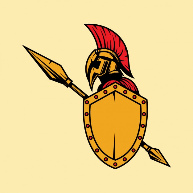 626x626 Coloured Roman Soldier Background Vector Free Download