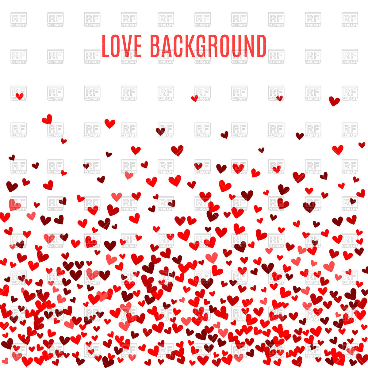 Romantic Background With Red Hearts Vector Image Of Backgrounds 1200x1200 Romantic Background With Red Hearts Vector Image Of Backgrounds