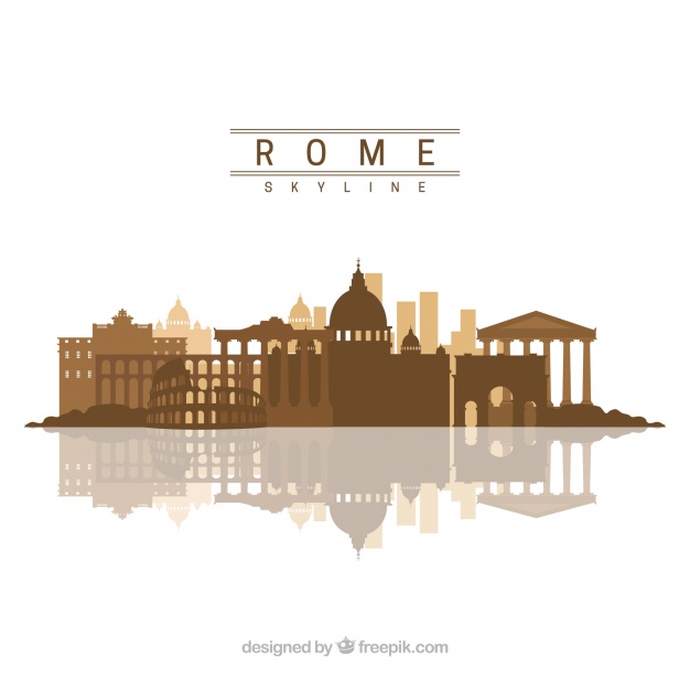 Rome Skyline Vector Free Download 626x626 Rome Skyline Vector Free Download