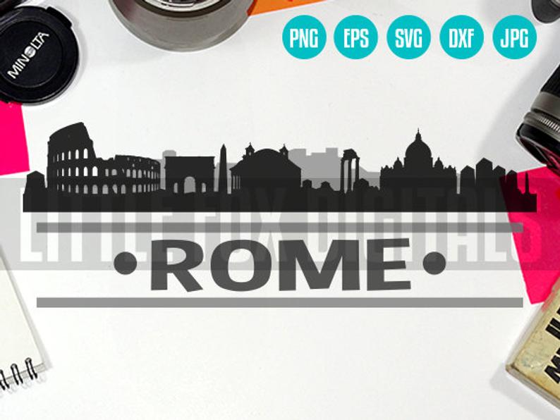 Vector Rome Italy Europe Skyline City East Coast Etsy 794x596 Vector Rome Italy Europe Skyline City East Coast Etsy