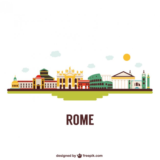 Rome Buildings Vector Free Download 626x626 Rome Buildings Vector Free Download