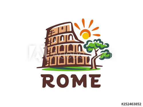 Vector Logo Of The City Of Rome Vector Illustration 500x375 Vector Logo Of The City Of Rome Vector Illustration