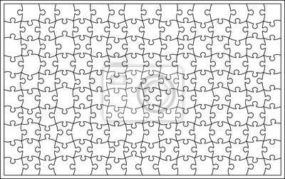 400x251 Blanco Transparente Fondo Del Rompecabezas Del Vector Fotomural