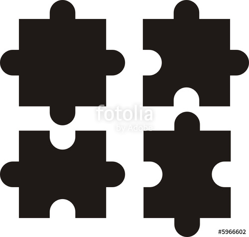 500x476 Puzzle Negro Stock Image And Royalty Free Vector On Fotolia