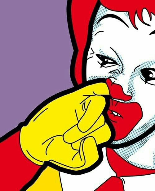 500x618 Ronald Mcdonald In Vectorflatdesign Pop Art