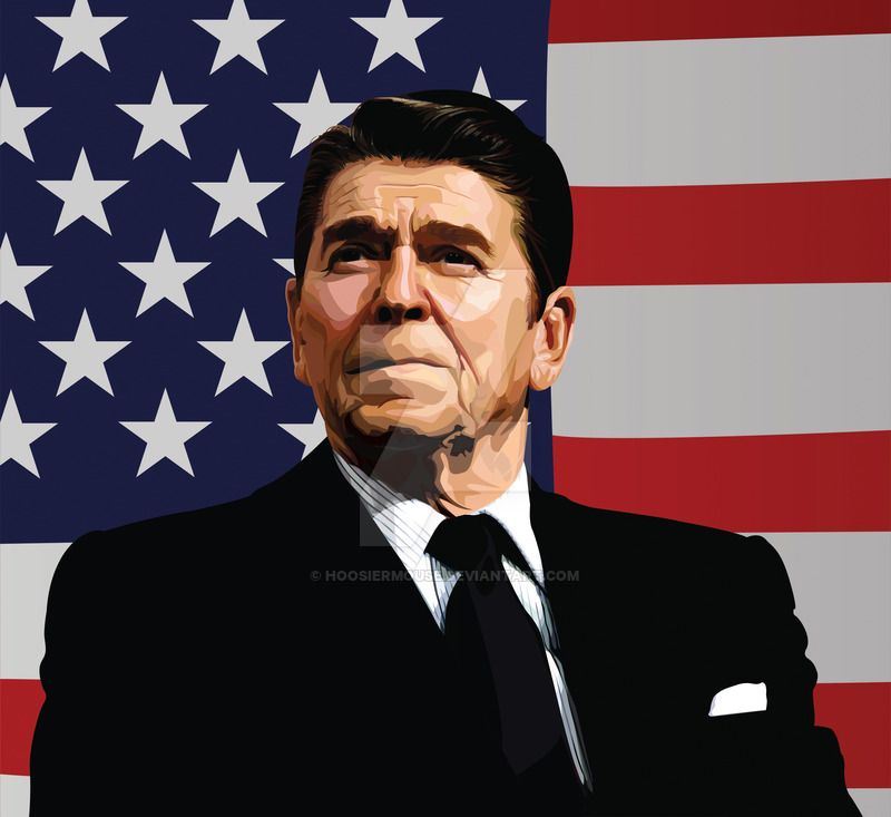 Ronald Reagan Vector at Vectorified.com | Collection of Ronald Reagan ...