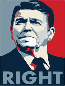 Ronald Reagan Right Poster Logo Vector 226x300 Ronald Reagan Right Poster Logo Vector