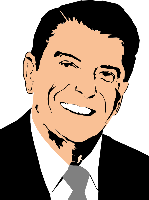 Ronald Reagan Vector At Vectorified.com 