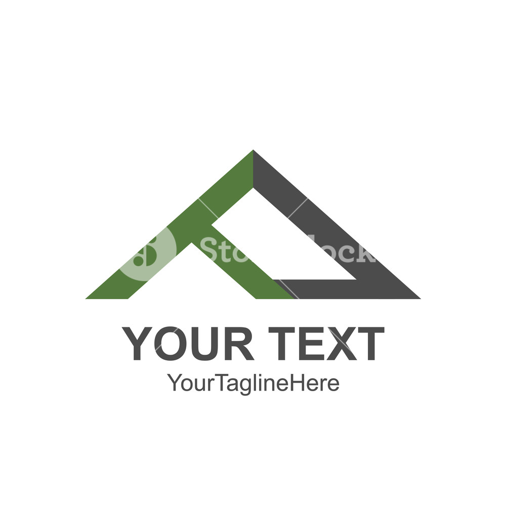 1000x1000 House Roof And Home Logo Vector Element Company Logo Design