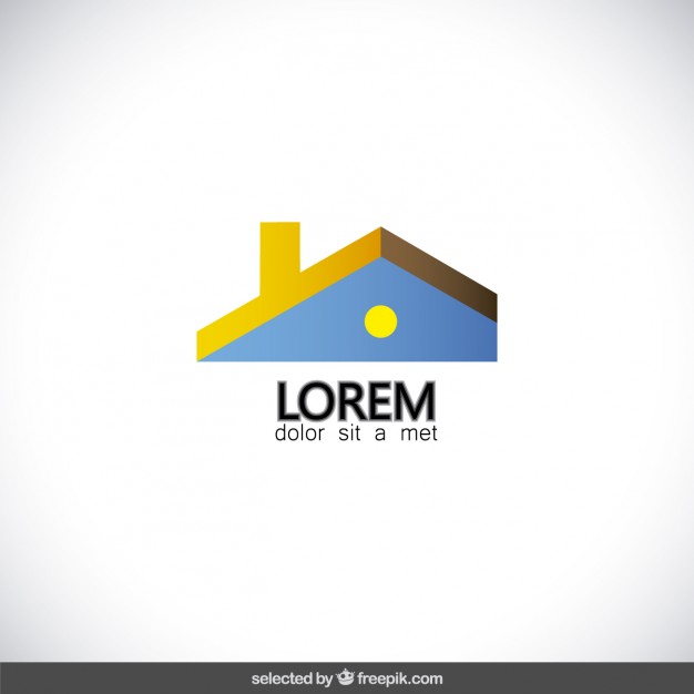 626x626 Real Estate Logo With Roof Vector Free Download
