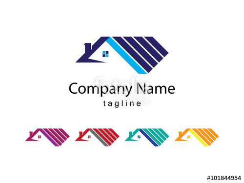500x375 Roof Logo Vector Design Stock Image And Royalty Free Vector