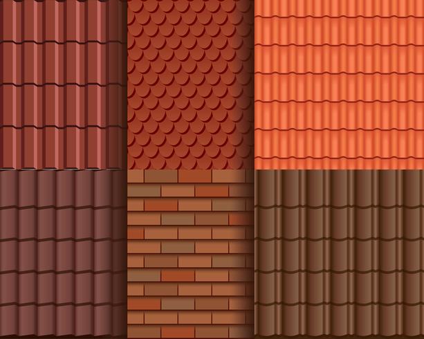 613x490 Roof Tile Seamless Pattern Wallpaper