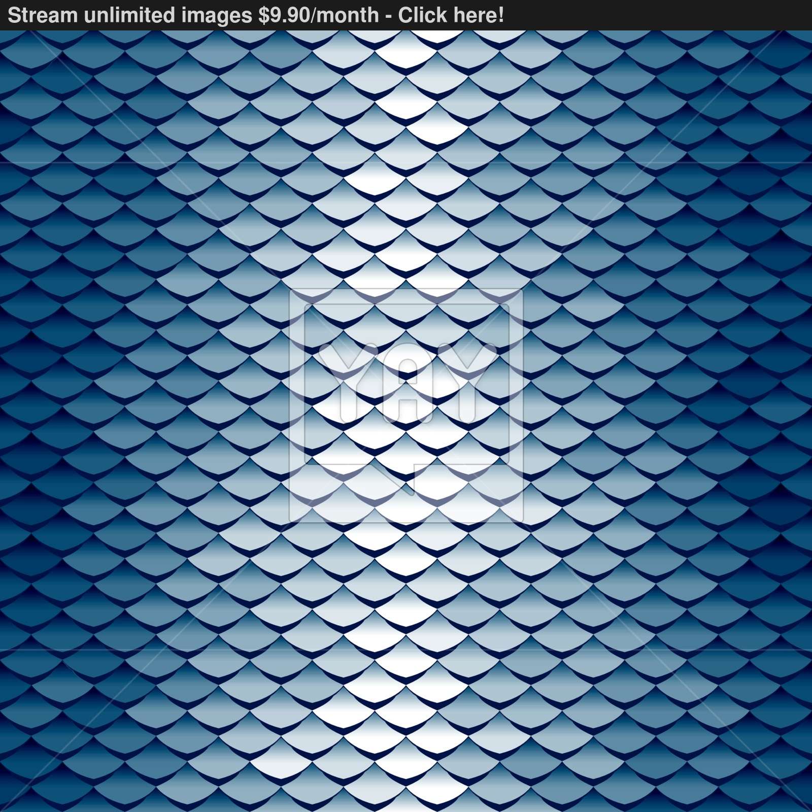 1600x1600 Seamless Scale Pattern Abstract Roof Tiles Background Blue