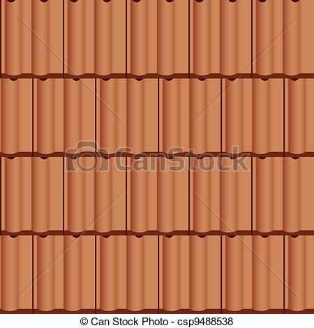 450x470 Vector Roof Tile Seamless Background