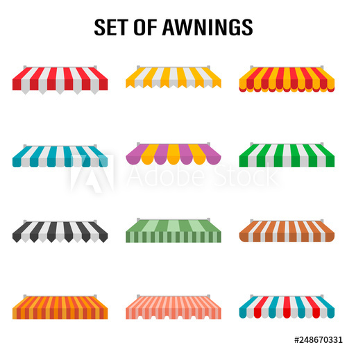 500x500 Shop Awning Tents For Window Outdoor Market Canopy, Vintage Store