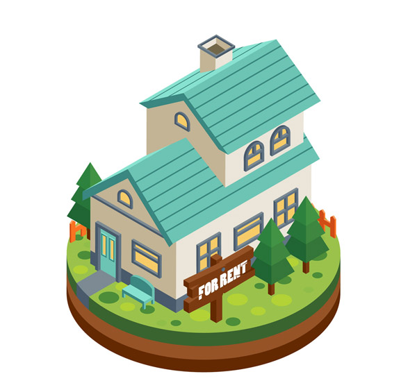 600x562 Rooftop Rental Houses Vector For Free Download Free Vector