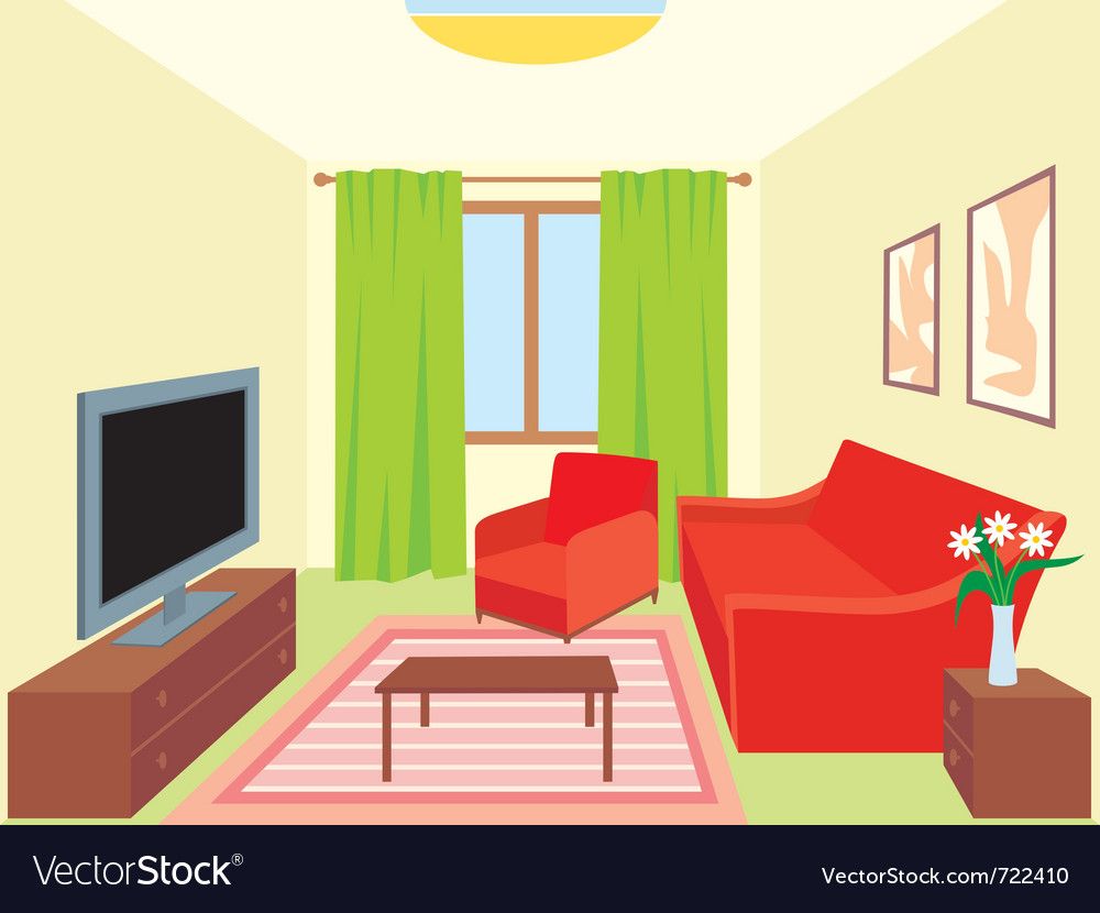 1000x830 Arts Living Room Vector, Living Room Clipart