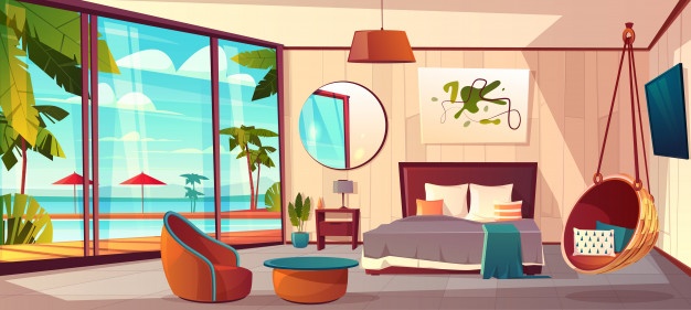 626x281 Bed Room Vectors, Photos And Free Download