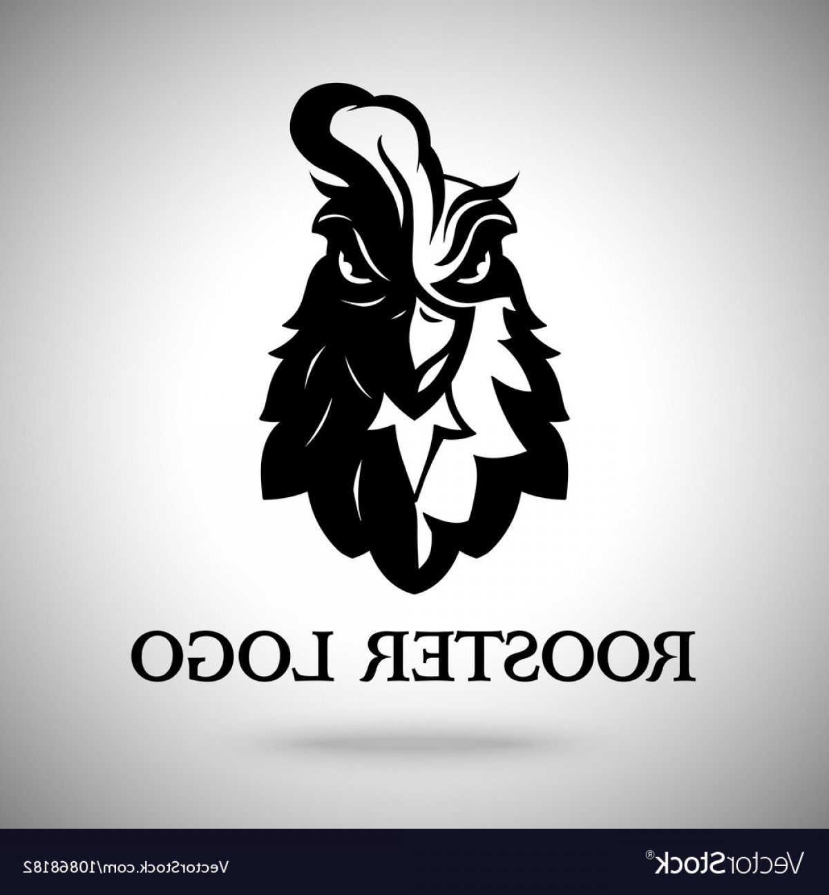 1200x1296 Rooster Vector Logo Studiogrfx