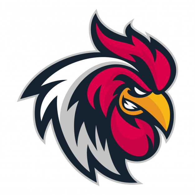 626x626 Rooster Head Sport Vector Premium Download
