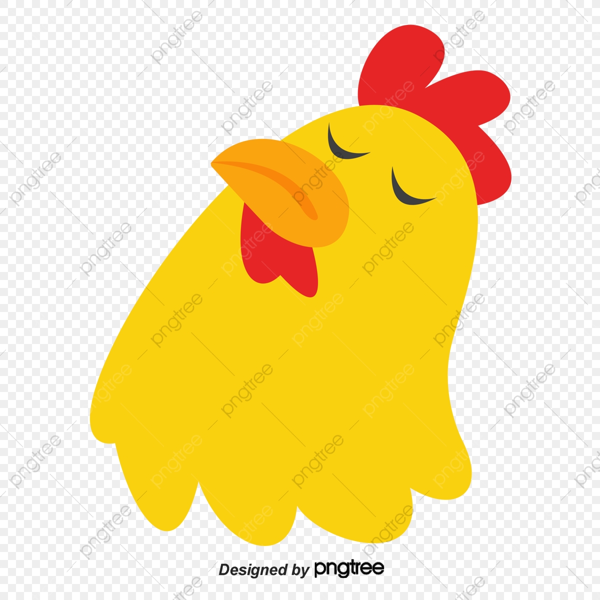 1200x1200 Vector Rooster Head, Rooster Clipart, Head Clipart, Hand Painted