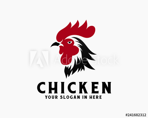 500x400 Chicken Head, Rooster Head Logo Design Inspiration