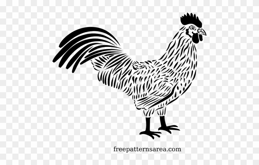 Rooster Silhouette Vector Image 840x537 Rooster Silhouette Vector Image