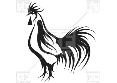 Rooster Silhouette Vector Image Of Plants And Animals Arkela 400x283 Rooster Silhouette Vector Image Of Plants And Animals Arkela