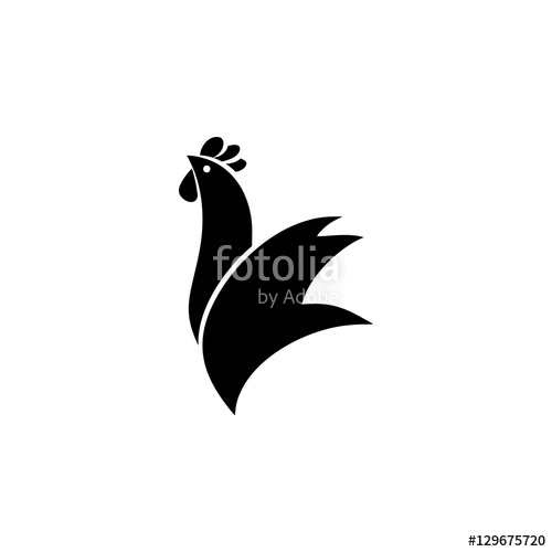Rooster Silhouette Vector Stock Image And Royalty Free Vector 500x500 Rooster Silhouette Vector Stock Image And Royalty Free Vector